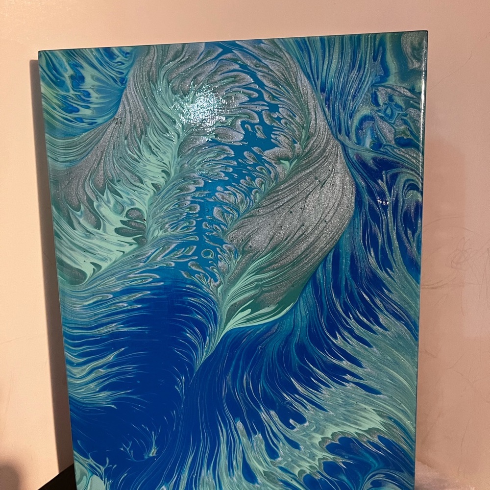 Acrylic pour painting